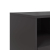 Szafka pod telewizor, czarna, 100,5x39x60,5 cm, stalowa
