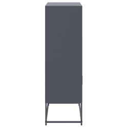 Szafka, antracytowa, 68,5x38,5x123,5 cm, stal