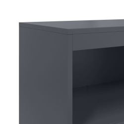 Szafka, antracytowa, 68,5x38,5x123,5 cm, stal