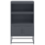 Szafka, antracytowa, 68,5x38,5x123,5 cm, stal