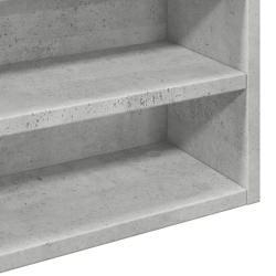 Witryna, szarość betonu, 100x15x58 cm, materiał drewnopochodny