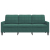 Sofa 3-osobowa, ciemnozielony, 180 cm, obita aksamitem