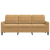 Sofa 3-osobowa, brązowa, 180 cm, tapicerowana aksamitem