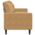 Sofa 3-osobowa, brązowa, 180 cm, tapicerowana aksamitem