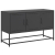 Szafka pod telewizor, czarna, 100,5x39x60,5 cm, stalowa