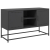 Szafka pod telewizor, czarna, 100,5x39x60,5 cm, stalowa