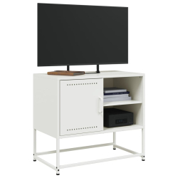 Szafka pod telewizor, oliwkowa, 100,5x39x60,5 cm, stalowa