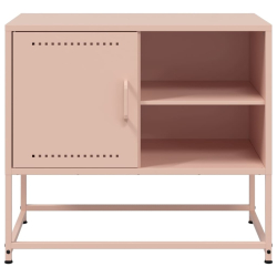 Szafka pod telewizor, różowa, 68x39x60,5 cm, stalowa