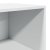 Wysoka szafka, biała, 45x41x185 cm, materiał drewnopochodny