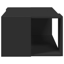 Stolik kawowy, czarny, 89,5x48x30 cm, materiał drewnopochodny