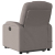 Podnoszony fotel masujący, elektryczny, rozkładany, kolor taupe