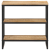 Stolik konsolowy, 70x35x70 cm, surowe drewno mango