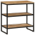 Stolik konsolowy, 70x35x70 cm, surowe drewno mango