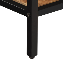 Stolik konsolowy, 70x35x70 cm, surowe drewno mango