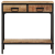 Stolik konsolowy, 70x35x70 cm, surowe drewno mango