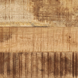 Stolik kawowy, 100x50x35 cm, surowe lite drewno mango