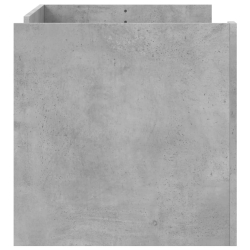 Stolik kawowy, szarość betonu, 100x50x50 cm