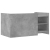 Stolik kawowy, szarość betonu, 100x50x50 cm