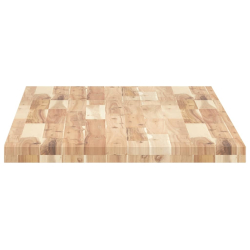 Blat stołu, prostokątny, 120x60x4 cm, lite drewno akacjowe