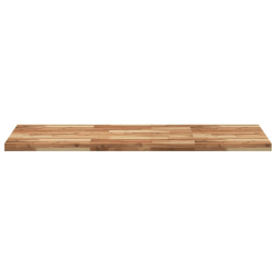 Blat stołu, prostokątny, 140x60x4 cm, lite drewno akacjowe