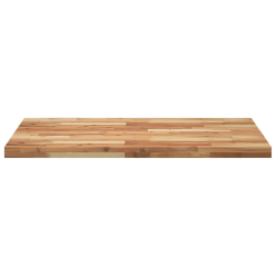Blat do stolika, prostokątny, 100x70x4 cm, lite drewno akacjowe