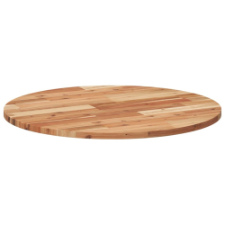 Blat do stolika, okrągły, Ø70x2 cm, lite drewno akacjowe