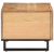 Stolik kawowy, 80x51x40 cm, surowe lite drewno mango
