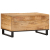 Stolik kawowy, 80x51x40 cm, surowe lite drewno mango