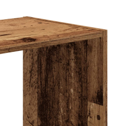 Regał, stare drewno, 102x32x102 cm, materiał drewnopochodny