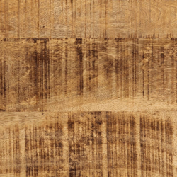 Stolik kawowy, 90x50x30 cm, surowe lite drewno mango