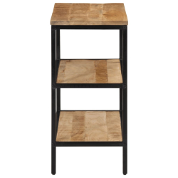 Stolik konsolowy, 70x35x70 cm, surowe drewno mango