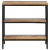 Stolik konsolowy, 70x35x70 cm, surowe drewno mango