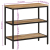 Stolik konsolowy, 70x35x70 cm, surowe drewno mango