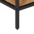 Stolik konsolowy, 70x35x70 cm, surowe drewno mango