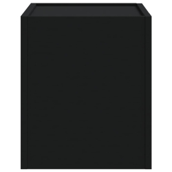 Wisząca szafka nocna, czarna, 45x30x35 cm