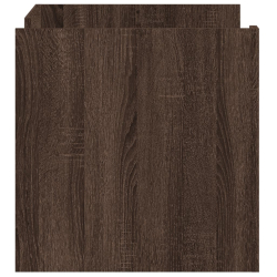 Stolik kawowy, brązowy dąb 80x50x50 cm, materiał drewnopochodny