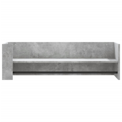 Półka ścienna, szarość betonu, 100x35x30,5 cm
