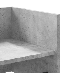 Półka ścienna, szarość betonu, 100x35x30,5 cm