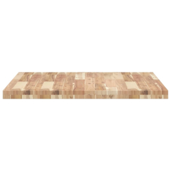 Blat do stolika, kwadratowy, 80x80x4 cm, lite drewno akacjowe