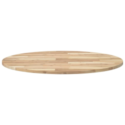 Blat do stolika, okrągły, Ø90x2 cm, lite drewno akacjowe