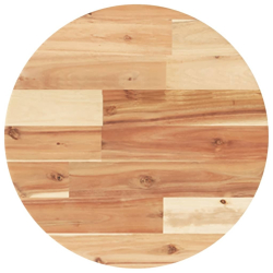 Blat do stolika, okrągły, Ø40x4 cm, lite drewno akacjowe