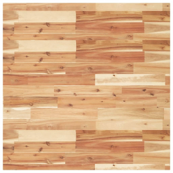 Blat do stolika, kwadratowy, 80x80x4 cm, lite drewno akacjowe