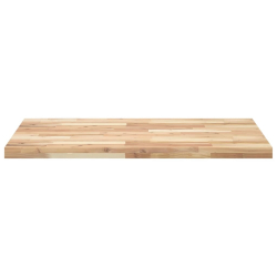 Blat stołu, prostokątny, 120x70x4 cm, lite drewno akacjowe