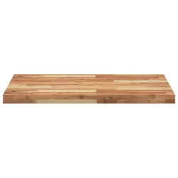 Blat stołu, prostokątny, 100x60x4 cm, lite drewno akacjowe