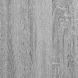 Witrynka, szary dąb sonoma 70x41x185 cm materiał drewnopochodny