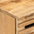 Szafka nocna, 50x34x60 cm, lite surowe drewno mango