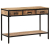 Stolik konsolowy, 100x35x70 cm, surowe lite drewno mango