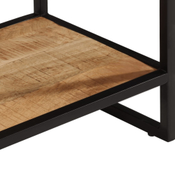 Stolik konsolowy, 100x35x70 cm, surowe lite drewno mango