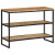 Stolik konsolowy, 100x35x70 cm, surowe lite drewno mango
