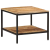 Stolik kawowy, 55x55x45 cm, surowe lite drewno mango